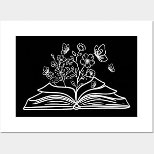 Floral Book Posters and Art